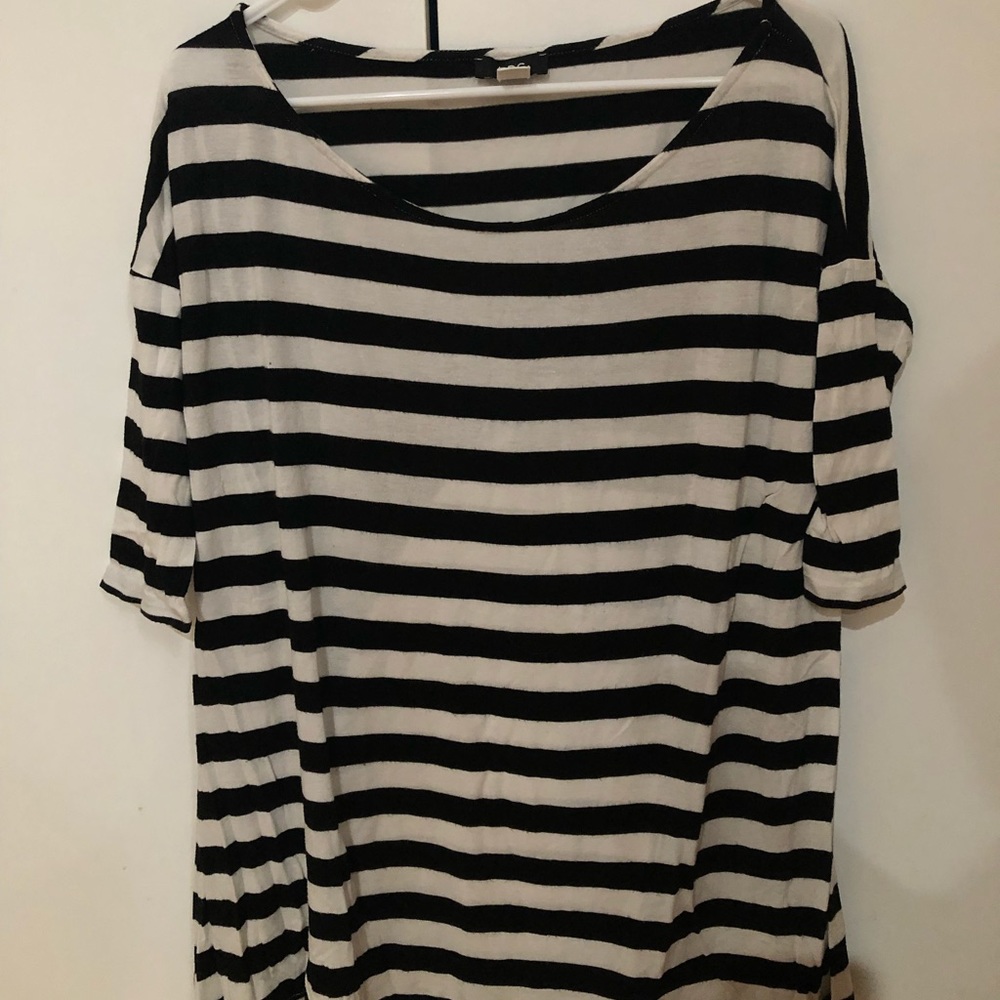 Black and White Strip Shirt